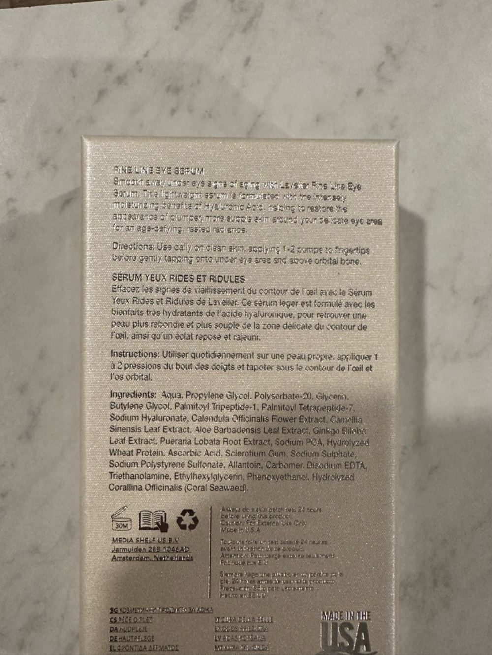 Lavelier brand new Fine Line Eye Serum - brand new - gorgeous packaging - Picture 3 of 3